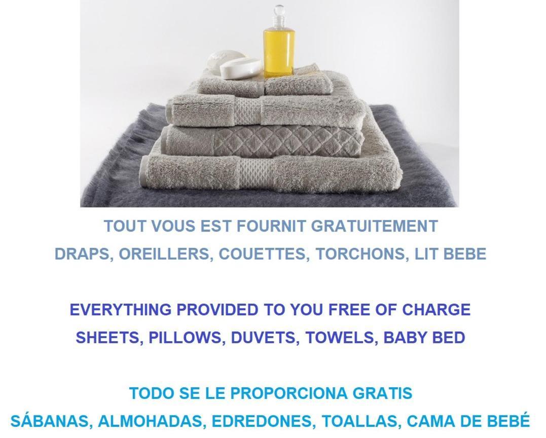 Tout Confort ! Calme, Climatisation, Parking Gratuit, Grande Terrasse, Ascenseur, Wifi การ์กาซอน ภายนอก รูปภาพ