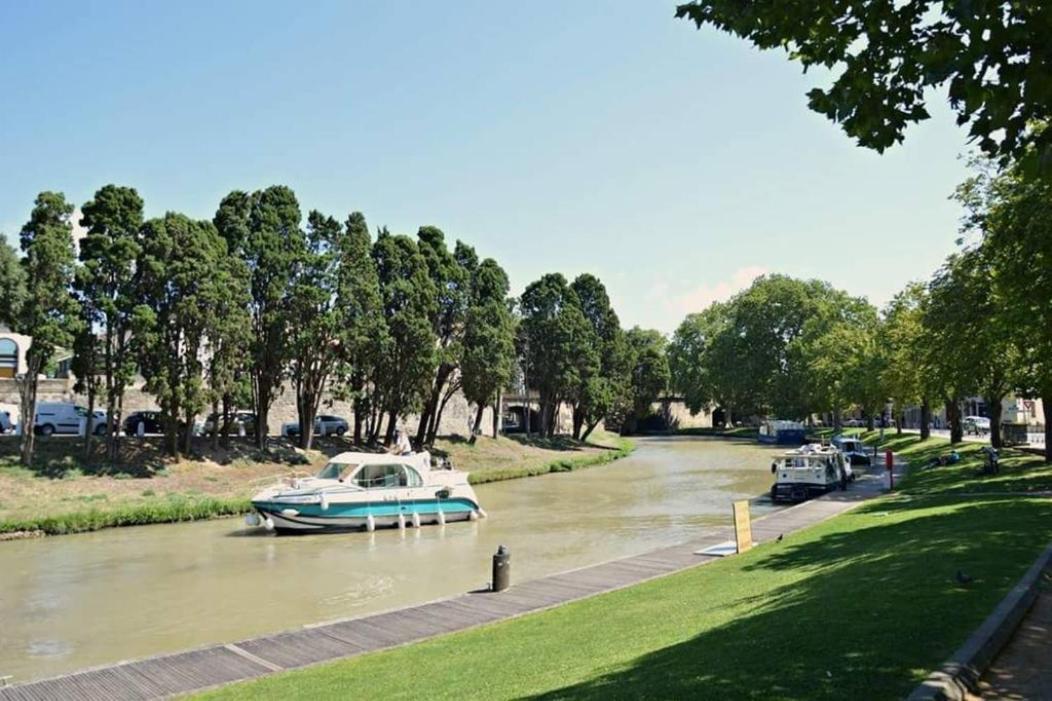 Tout Confort ! Calme, Climatisation, Parking Gratuit, Grande Terrasse, Ascenseur, Wifi การ์กาซอน ภายนอก รูปภาพ