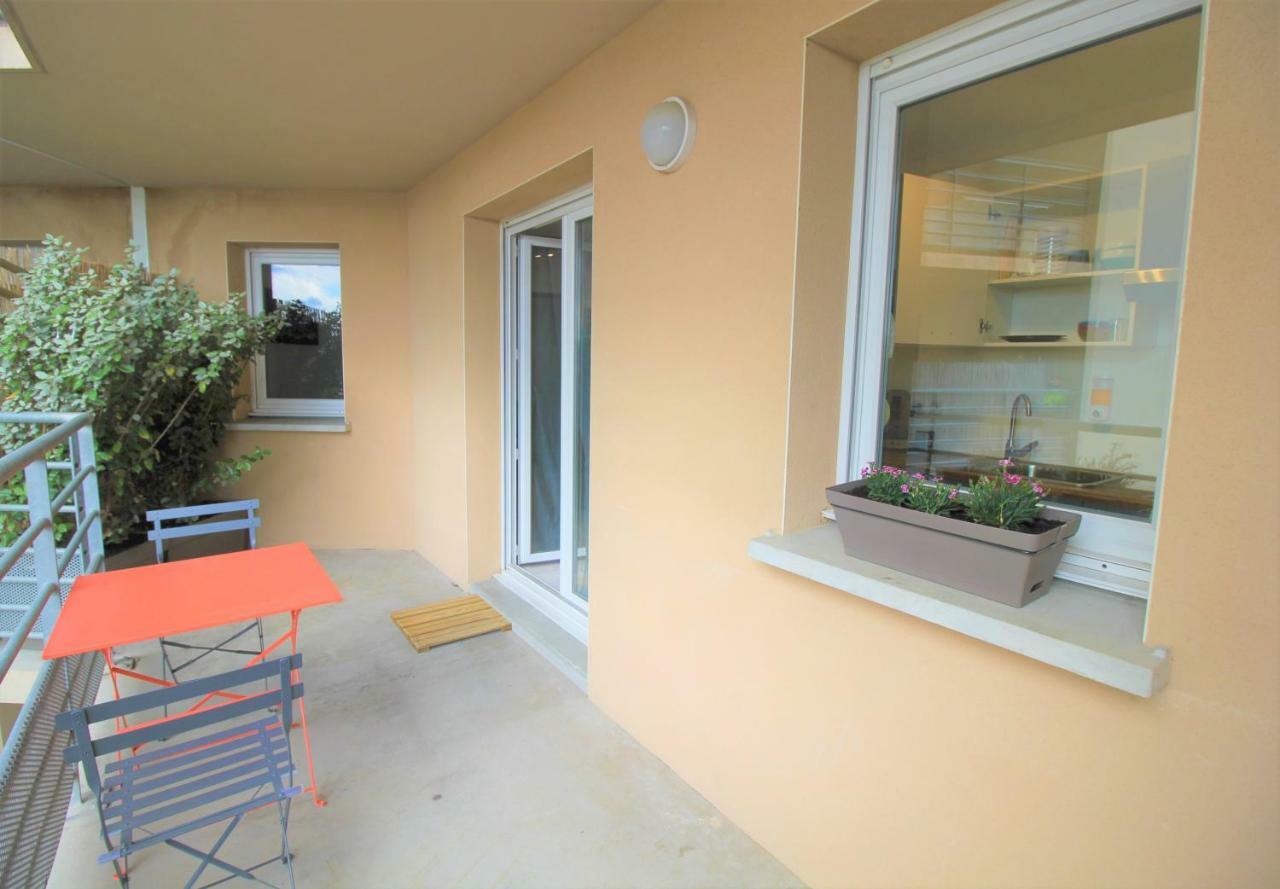 Tout Confort ! Calme, Climatisation, Parking Gratuit, Grande Terrasse, Ascenseur, Wifi การ์กาซอน ภายนอก รูปภาพ